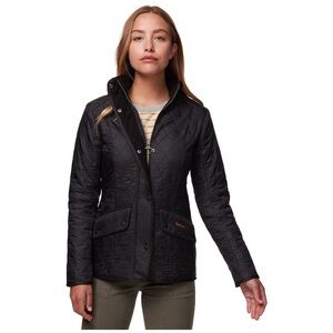 EUC Barbour Cavalry Polarquilt Jacket, Women’s 10 Black